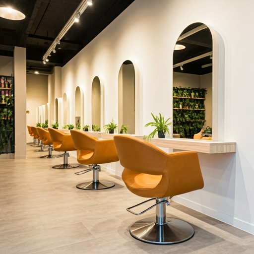 現代美髮沙龍空間：美髮店預約與管理系統